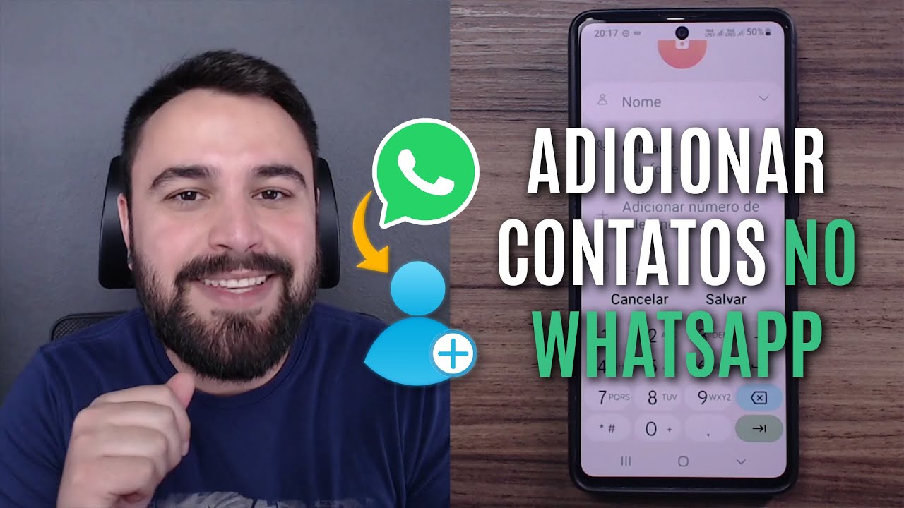 COMO ADICIONAR E ENCONTRAR OS CONTATOS NO WHATSAPP