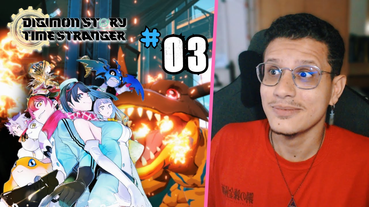 🔴LIVE - MINHA PRIMEIRA VEZ EM, Digimon Story Time Stranger #03