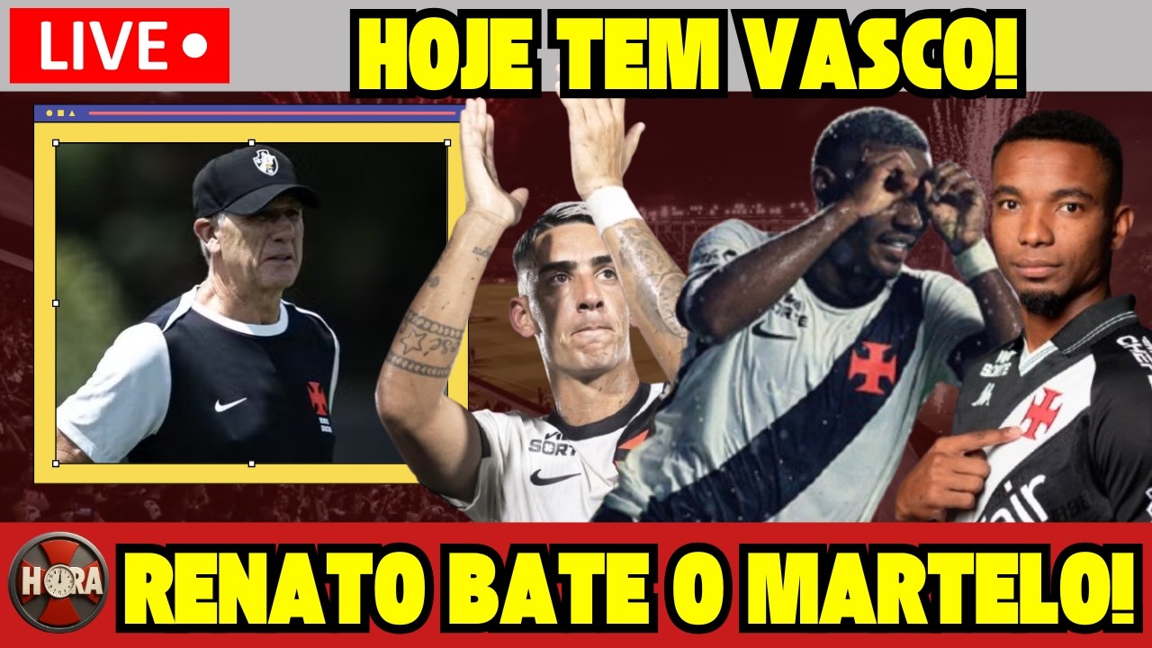 AGORA!!! RENATO ALTERA E SURPREENDE JOGADOR NO VASCO