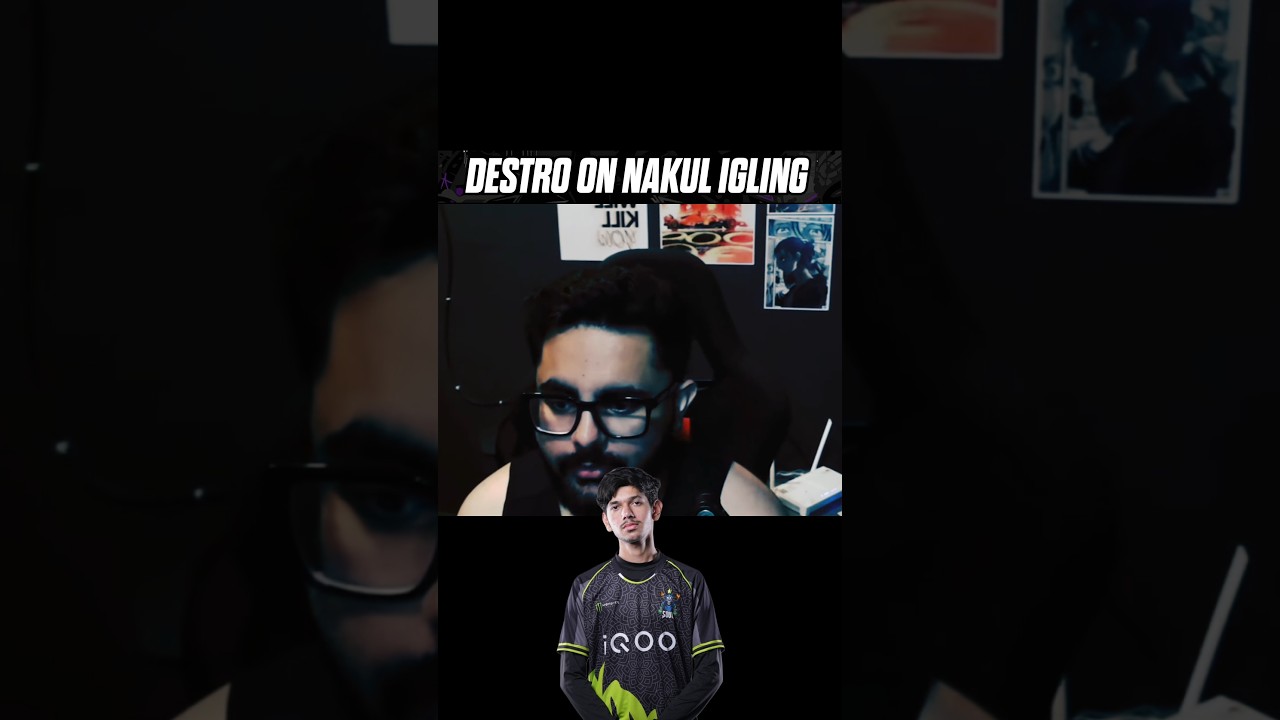 Destro On Nakul Igling #destrobgmi #hydraxgdr #soulnakul #teamsoul #bgmiesports #bmic #soulgoblin