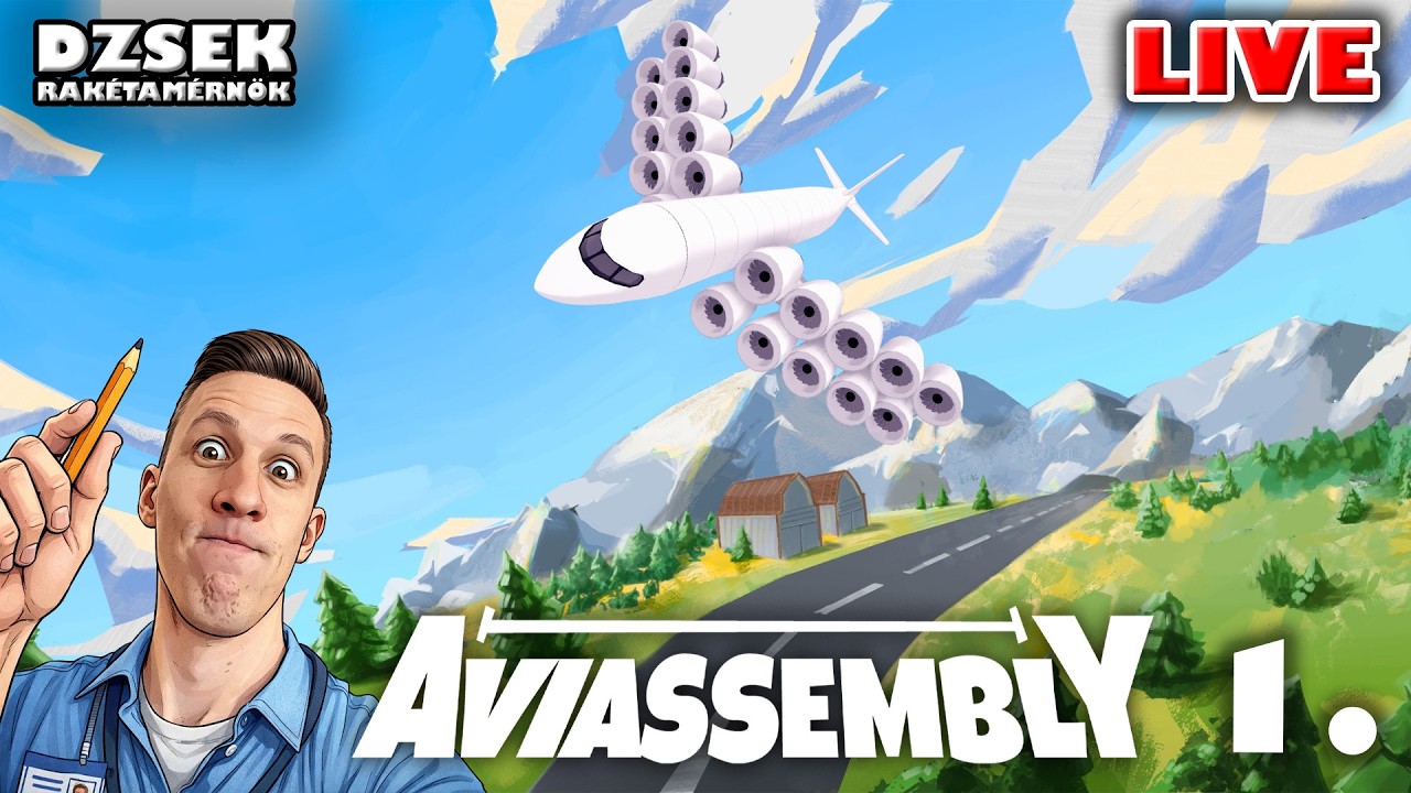 🔴 Aviassembly - 1. Rész - Repülőgép-tervezőnek állok!