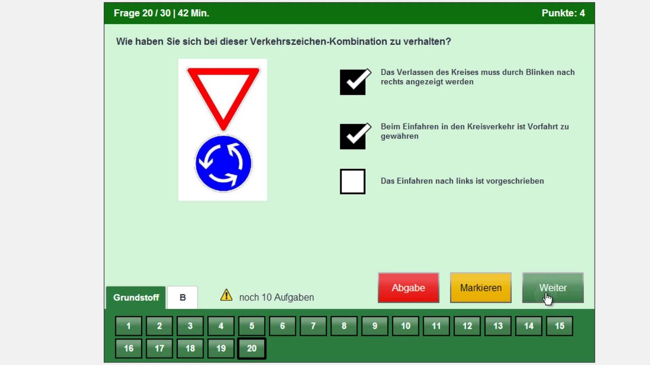 Theorieprüfung bestanden!!! (Selbsttest) auf Pocketfahrschule