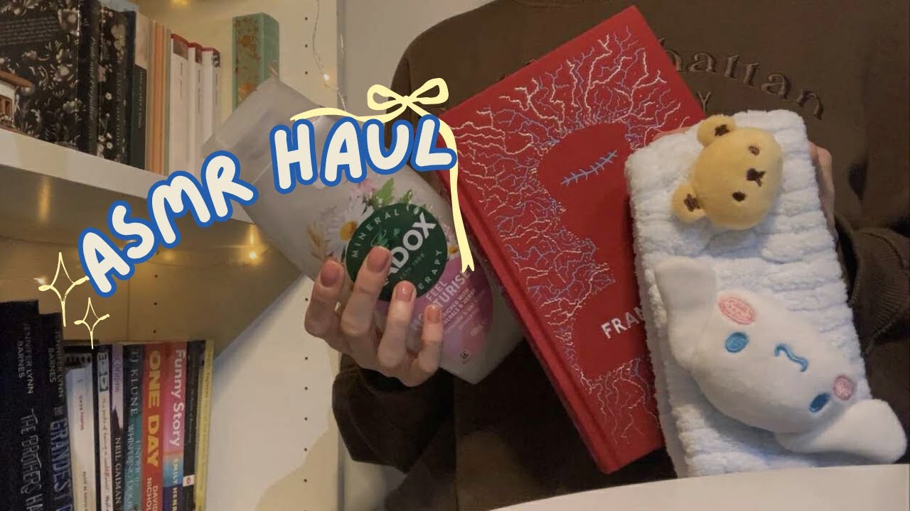 ASMR haul of random things (whispered)