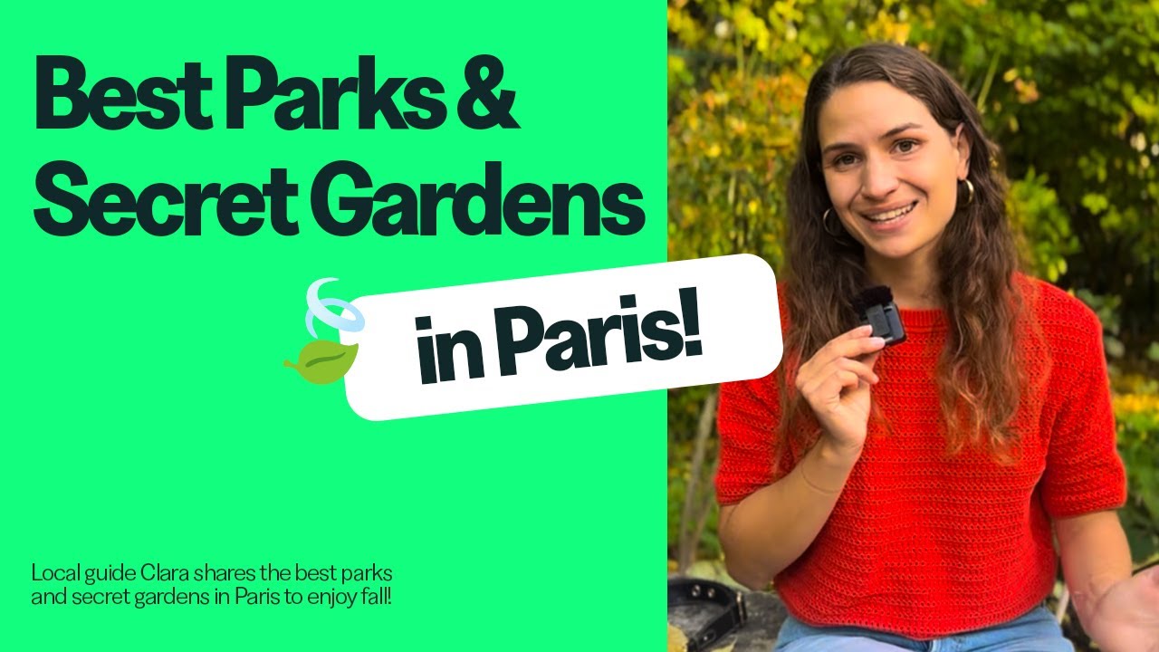 5 Beautiful Parks To Visit in Paris 🍃🌳 Secret Gardens & Fall Foliage Tips  🍁