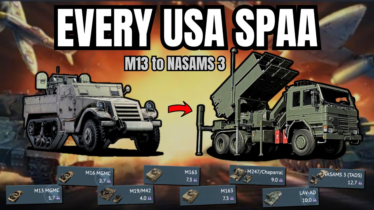 EVERY SPAA from USA!🔥(17 tanks) | Is America NOT the best anymore?🤔| Reserve to Top Tier