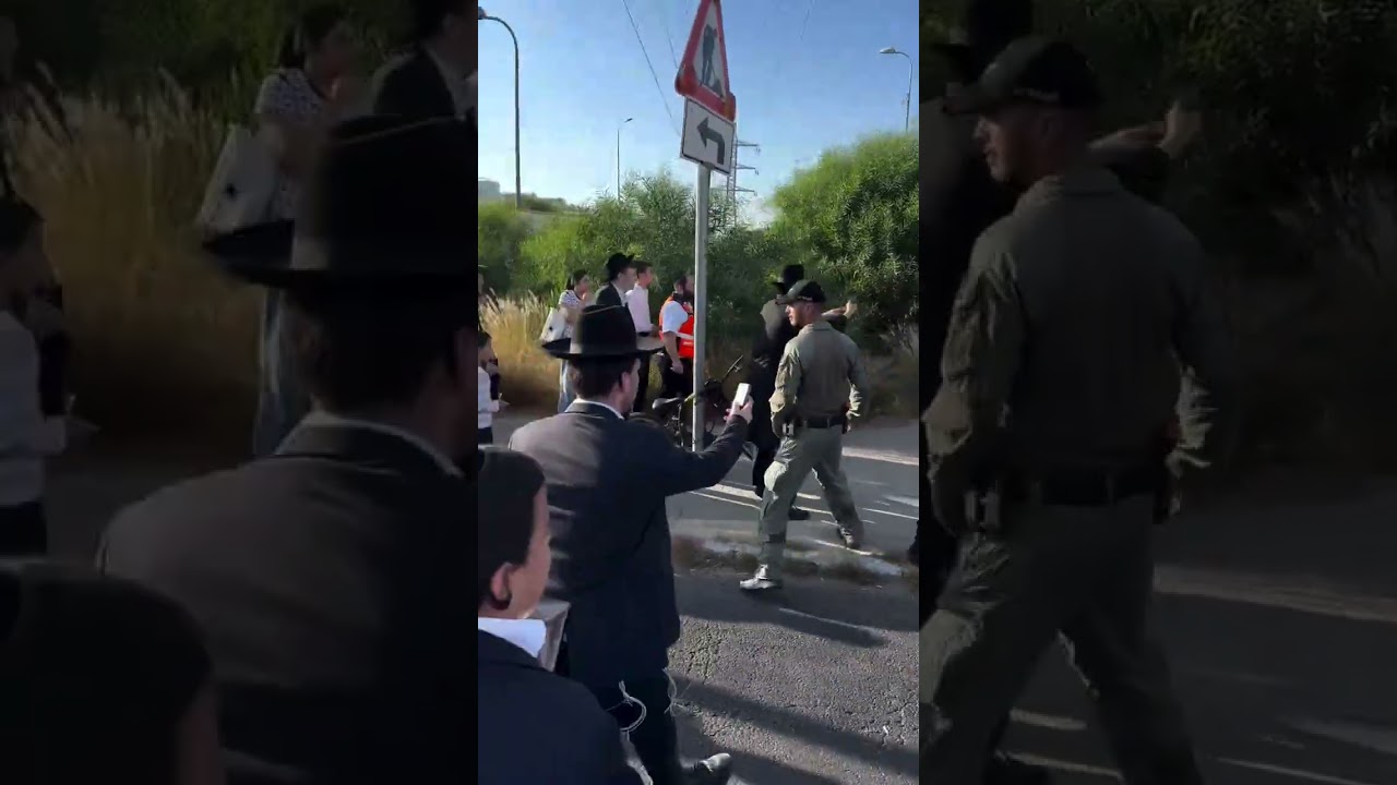 Полиция Израиля разогнала протестующих харедим
