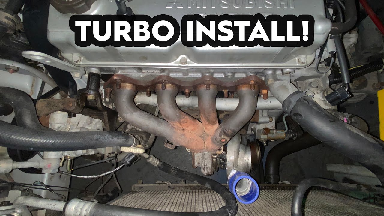 BUDGET EVO LANCER CONVERSION TURBO INSTALL! (4g93 SOHC Turbo Conversion)
