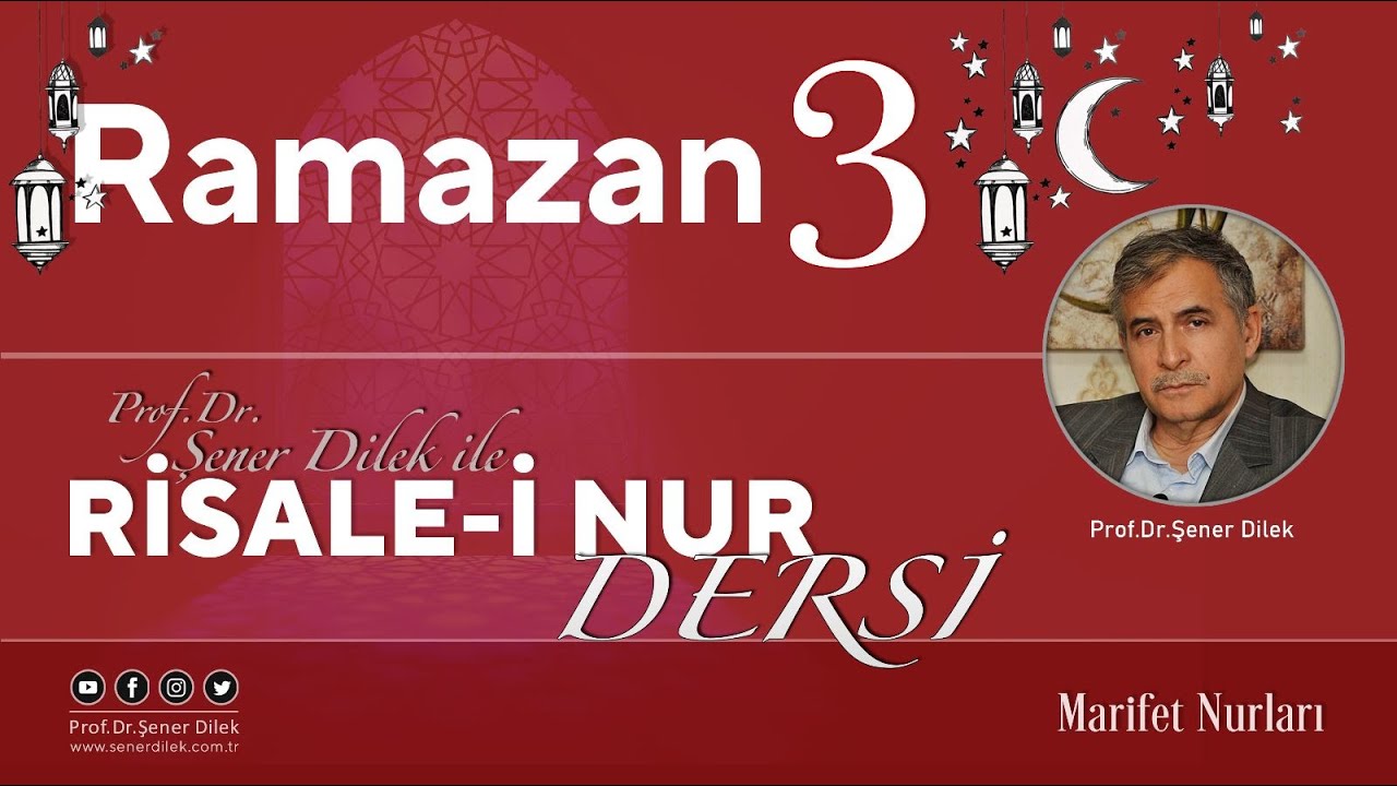 Mesnevi-i Nuriye Dersleri - 136  Onuncu Risale  - 4.Ders  | Prof. Dr. Şener Dilek ile - 25.03.2023