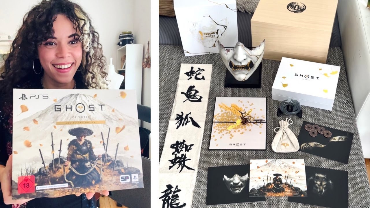 Unboxing Ghost of Yotei Collector's Edition Live | Noelle dos Anjos