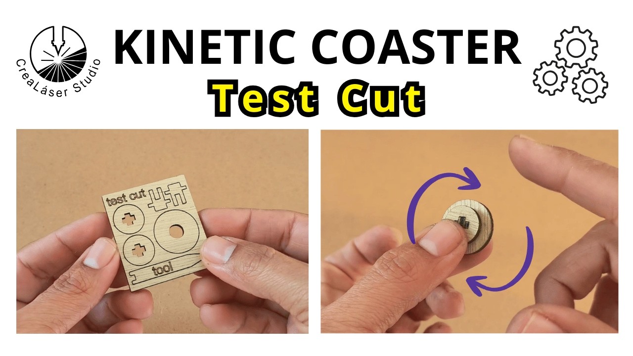 Kinetic Coaster Set 1 | Test Cut & Fit Guide