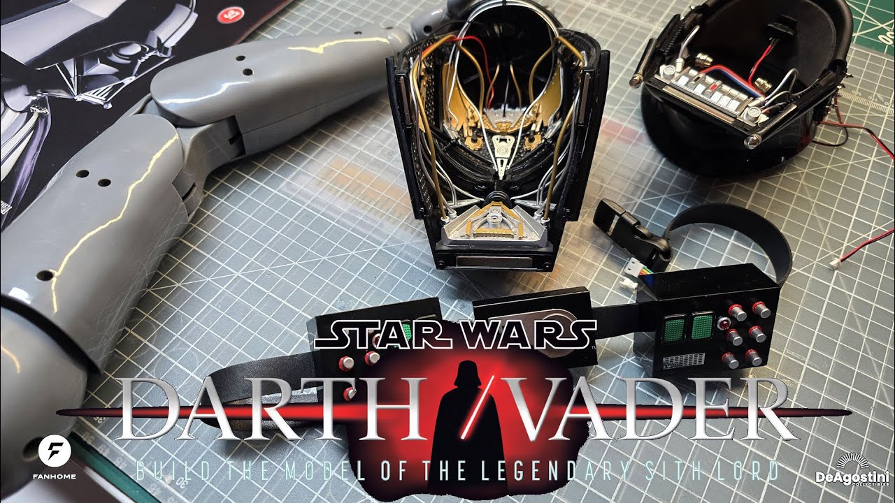 Соберите Fanhome Darth Vader &ndash; Набор 8 (НАКОНЕЦ-ТО!) | Этапы 33-38 &ndash; Световой меч и шлем завершены