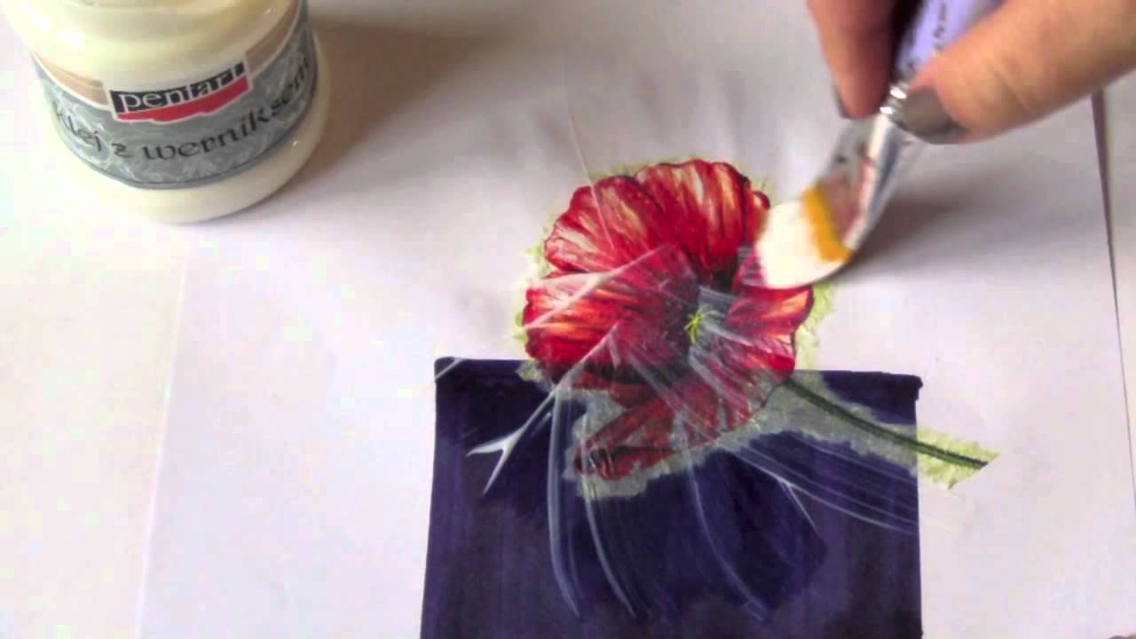 Decoupage krok po kroku - materiały podstawowe - zestaw startowy