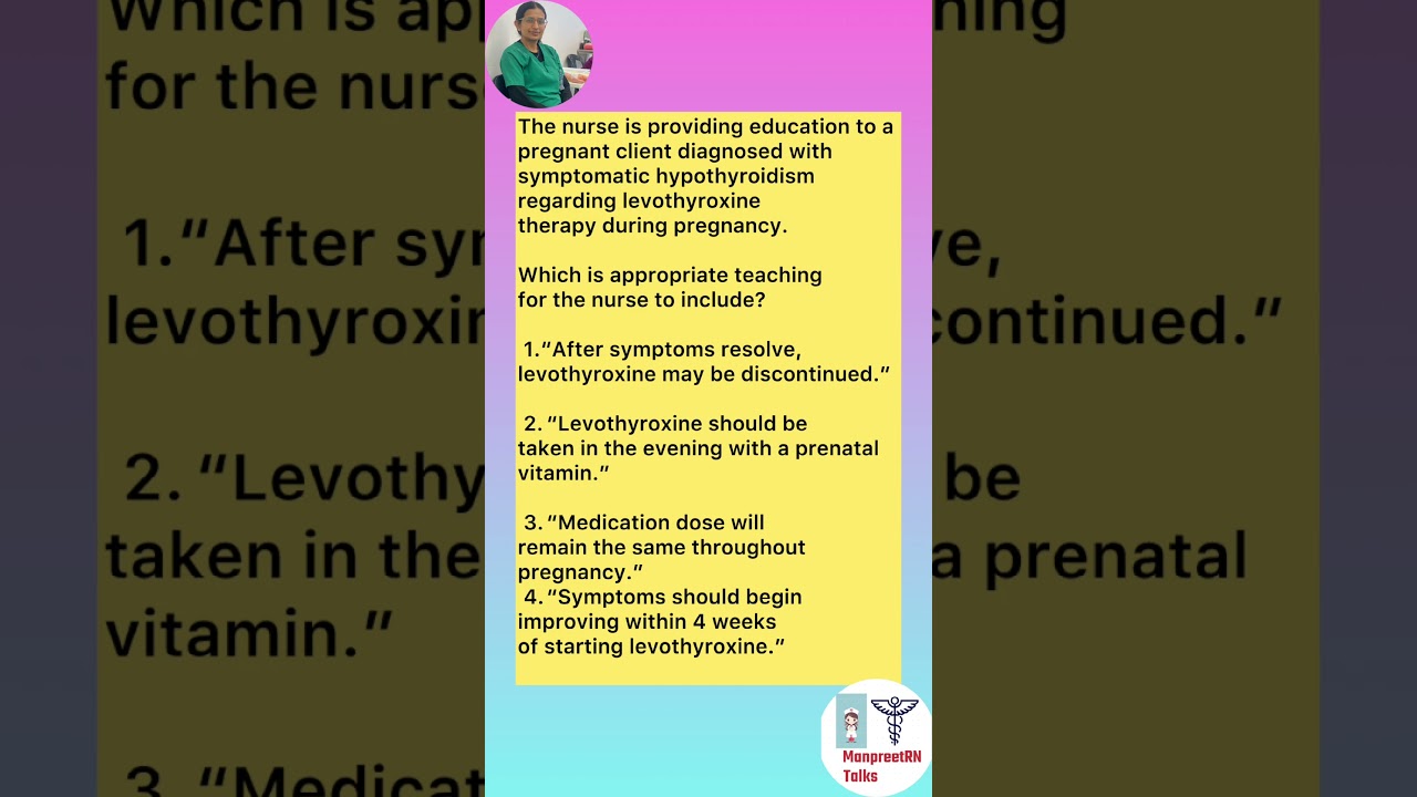 Endocrine System NCLEX Question of the Day | Nursing Practice 2026 | ManpreetRN Talks #nclexcoaching