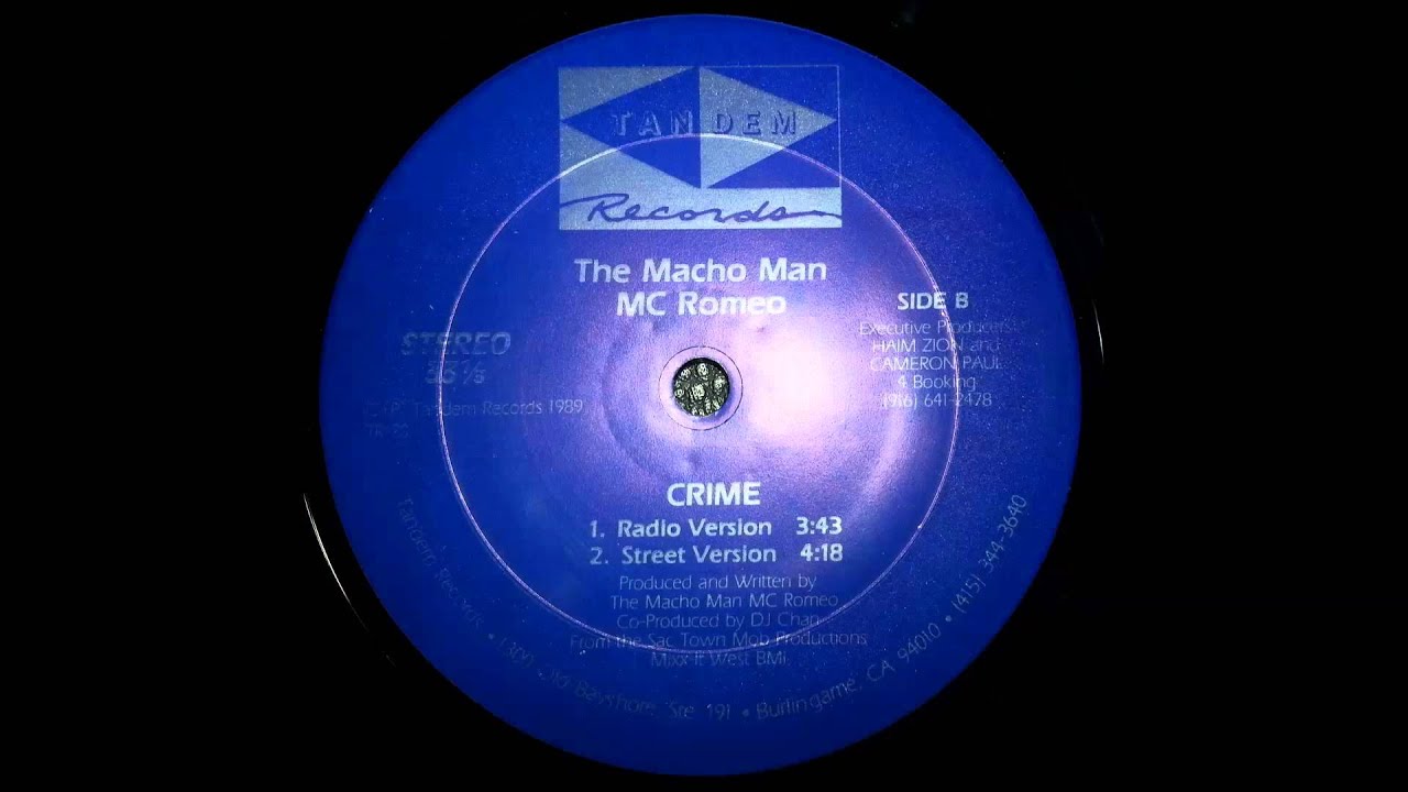 The Macho Man MC Romeo - Crime (Street Version)