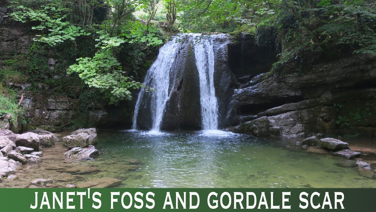 A walk to Janet’s Foss and a scramble up the waterfall at Gordale Scar