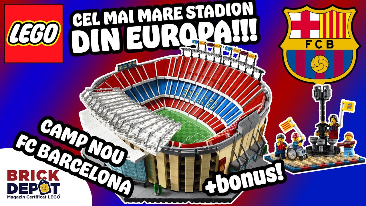 Povestea celui mai mare stadion de fotbal din Europa - LEGO 10284 CAMP NOU FC Barcelona | #3