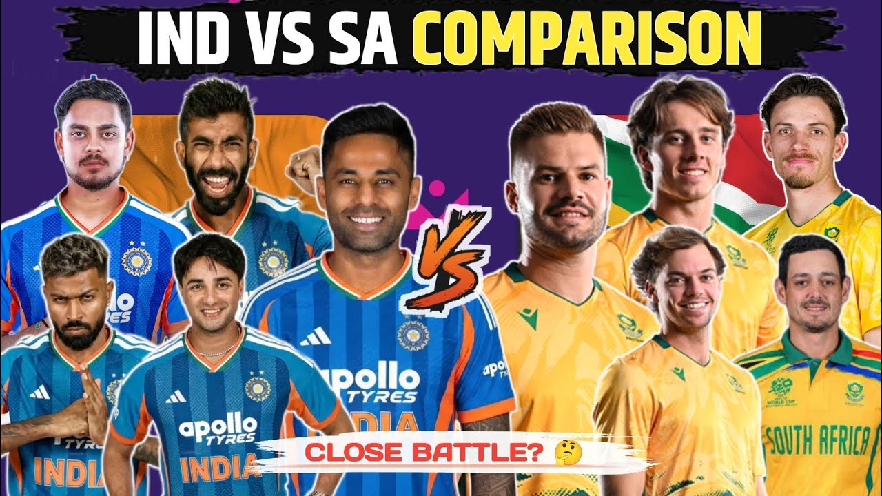 India vs South Africa Playing XI Comparison T20 World Cup 2026 | IND vs SA Comparison WC 2026