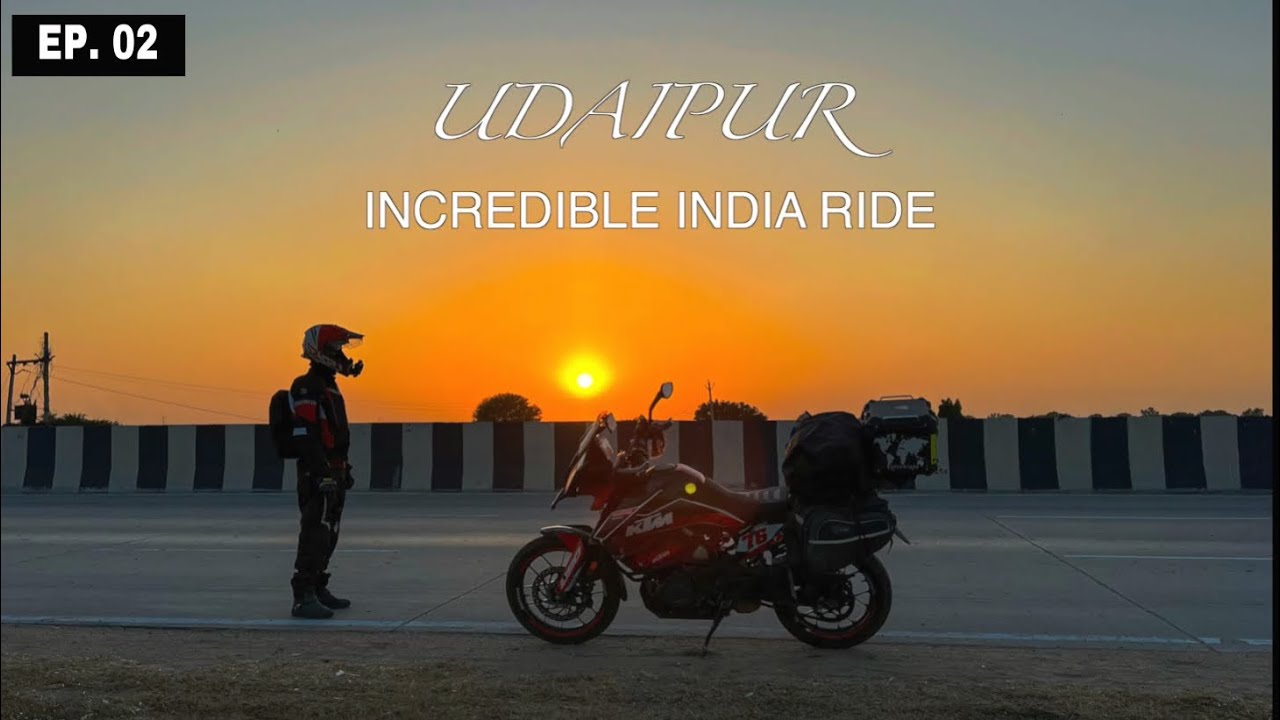 Udaipur : City of Lakes | Incredible India Ride Ep. 02 | City Palace, Sajjangarh, Fatehsagar Lake