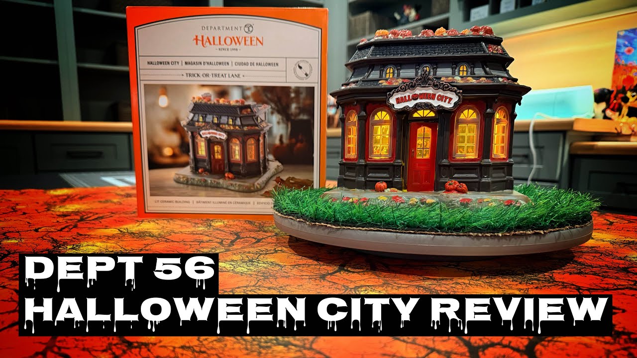 Обзор Halloween City от Dept 56