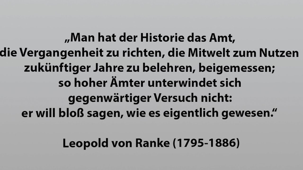 1. Was ist Geschichte?