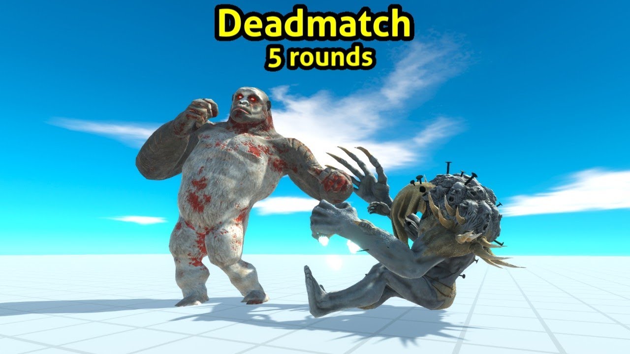 Scourge vs old goro 5 rounds no cut animal revolt battle simulator