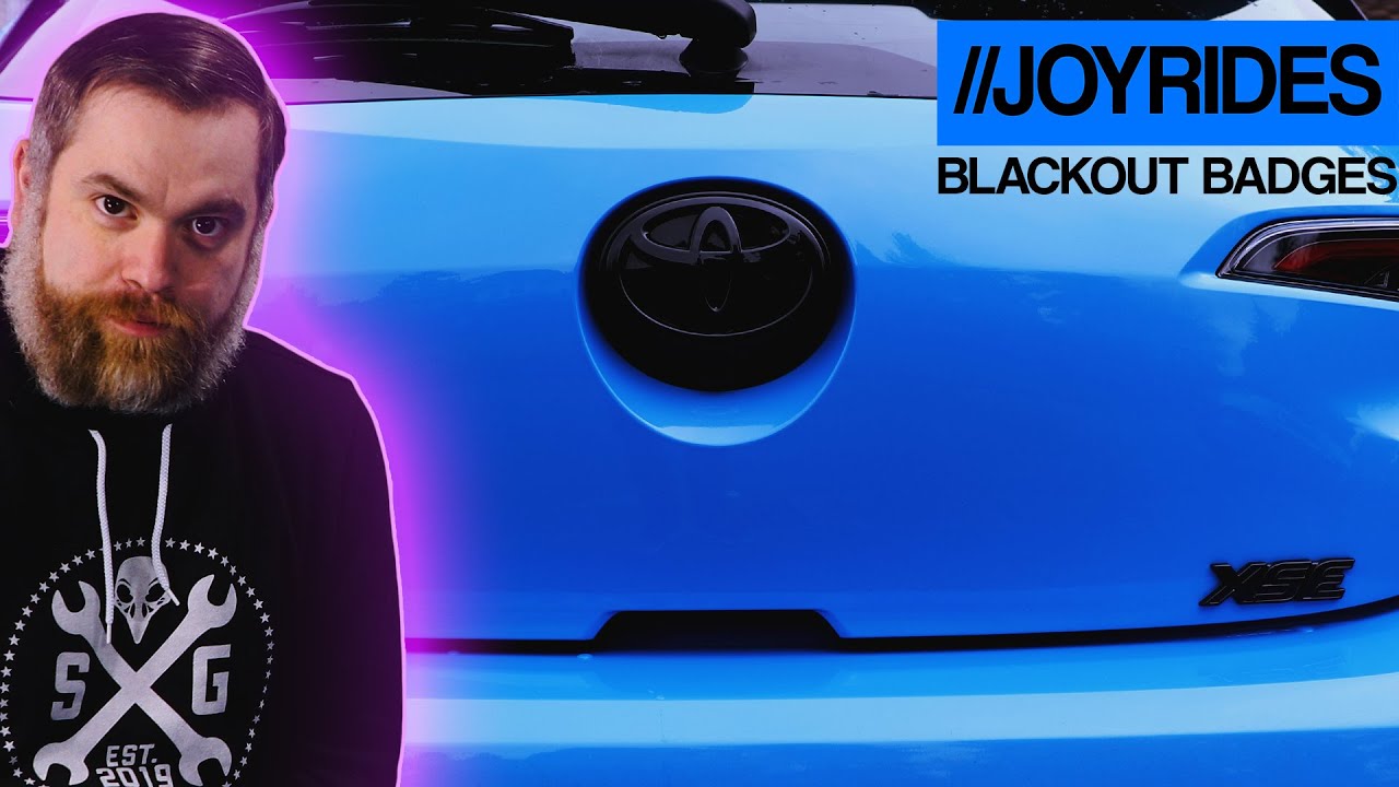 Corolla Mods - Blackout Badge Install | JOYRIDES