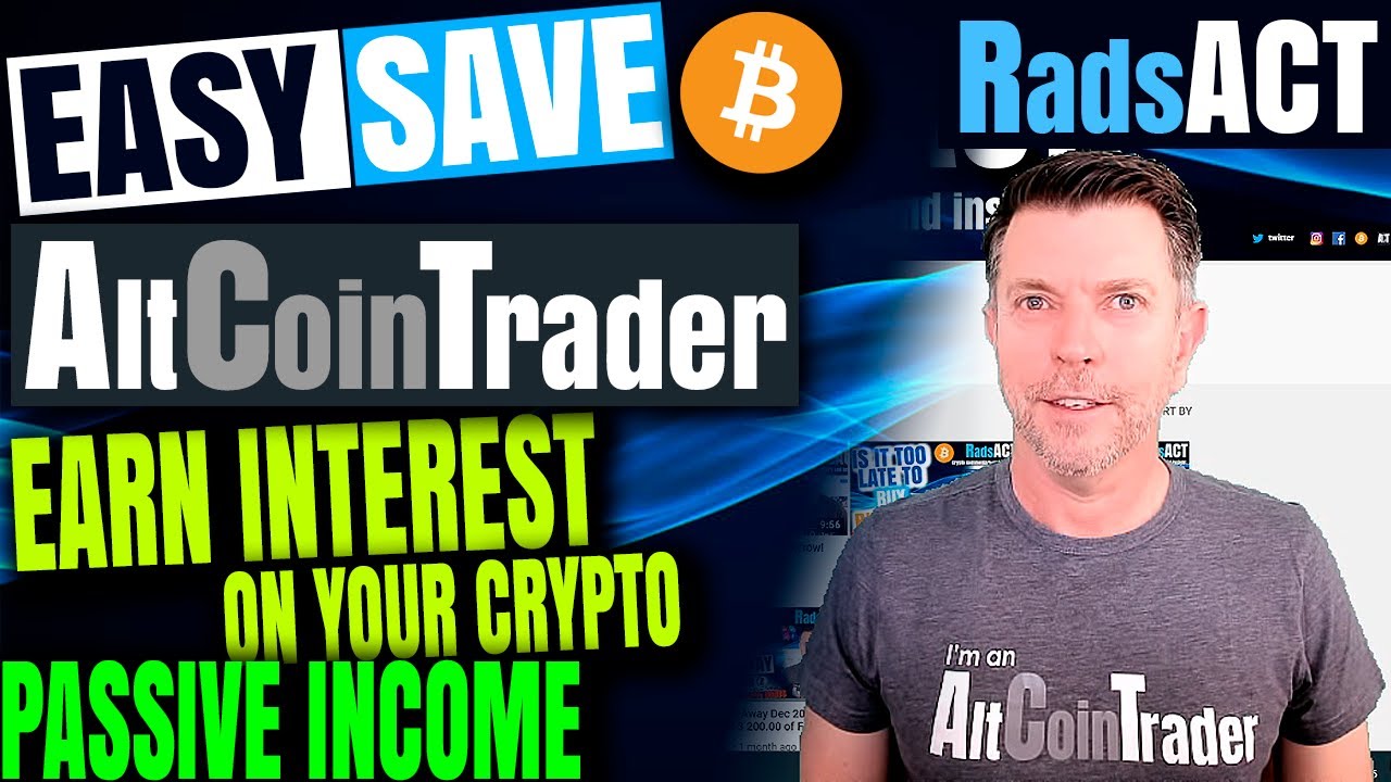 Earn interest on your #Bitcoin and crypto with AltCoinTrader