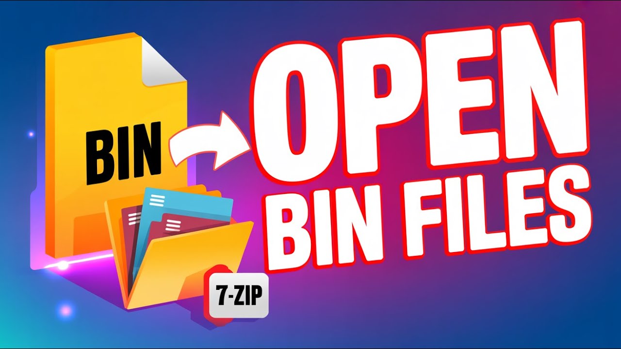 How to Extract BIN Files Using 7-Zip