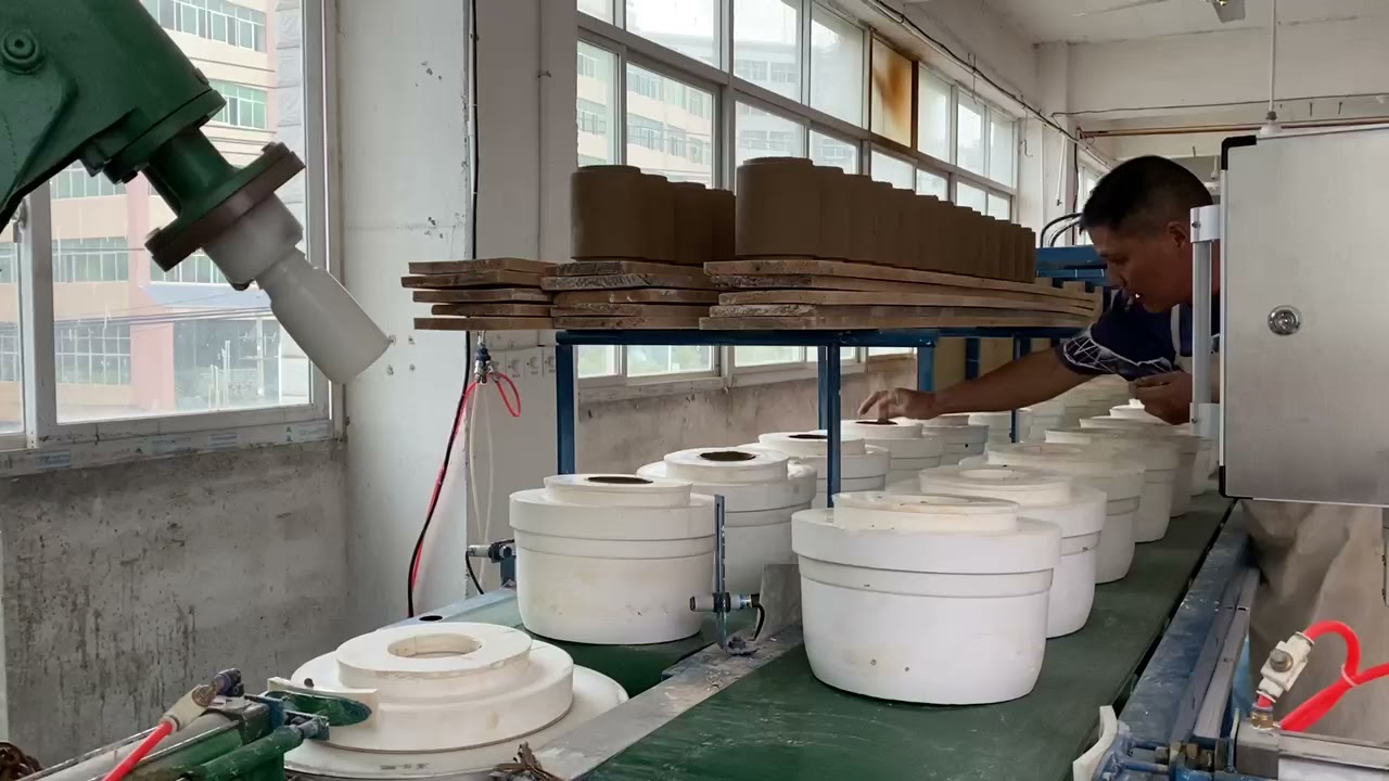 Dehua auto jigger machine production line for candle jar