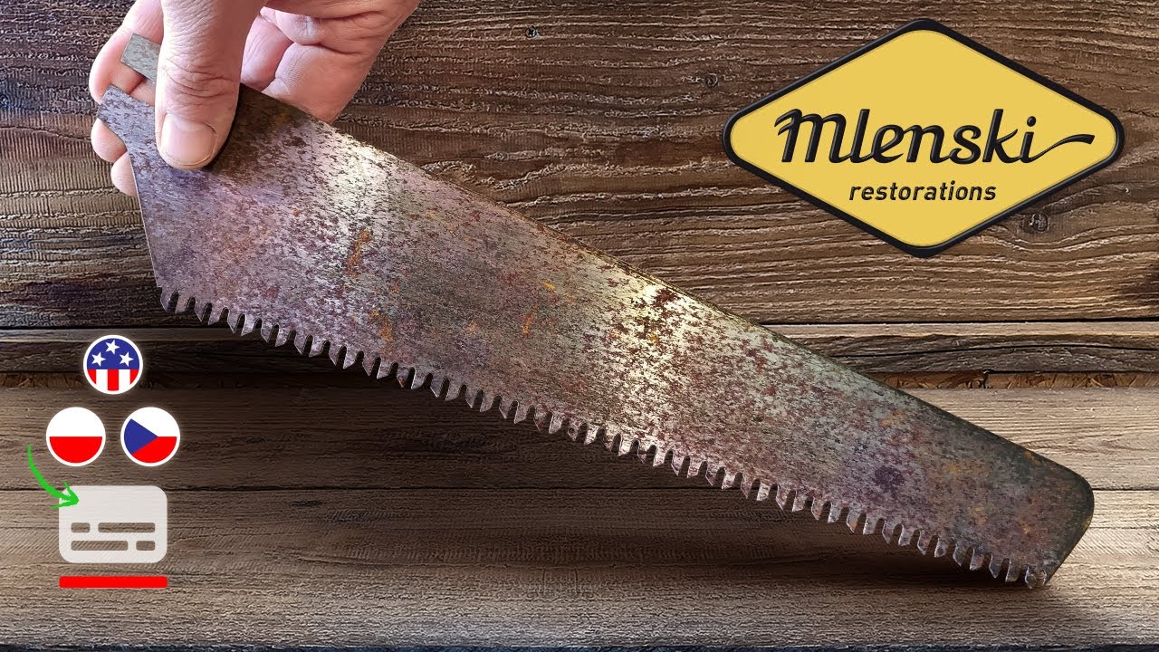 Old hand saw restoration