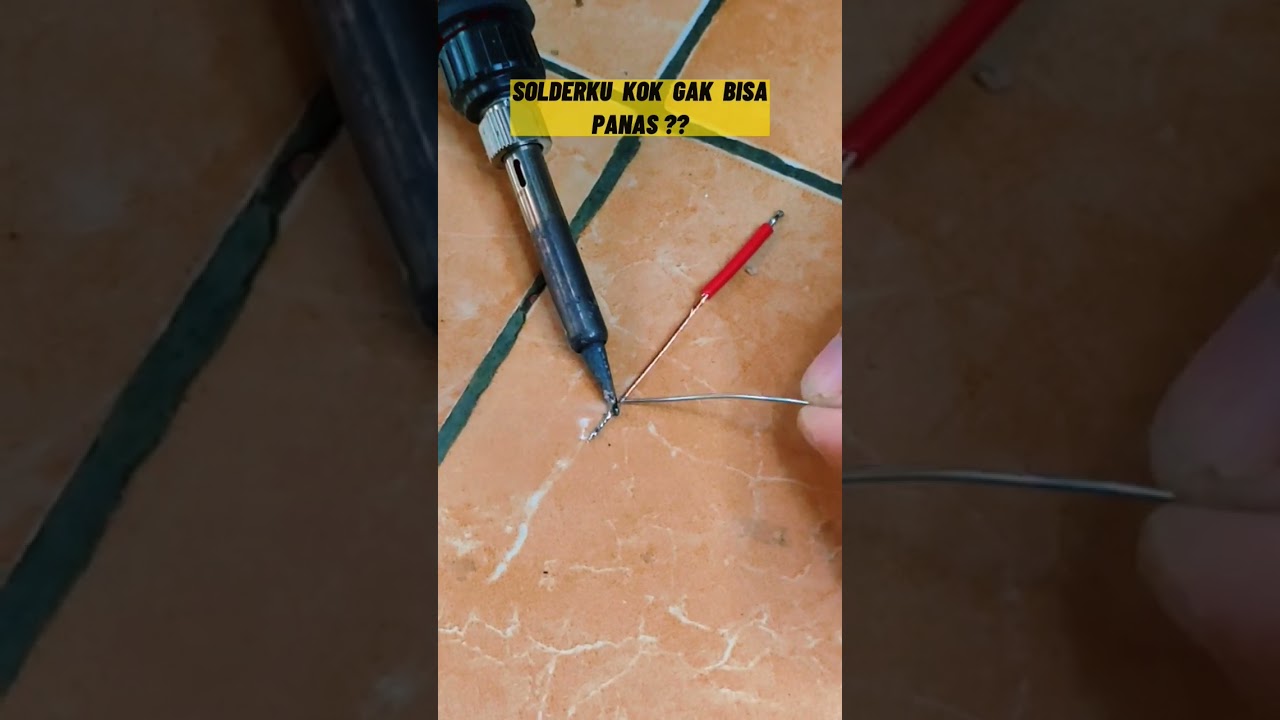Solder kurang panas? Pilih yang model begini Gaes #mastukang #tips #lifehacks #diy #info #listrik