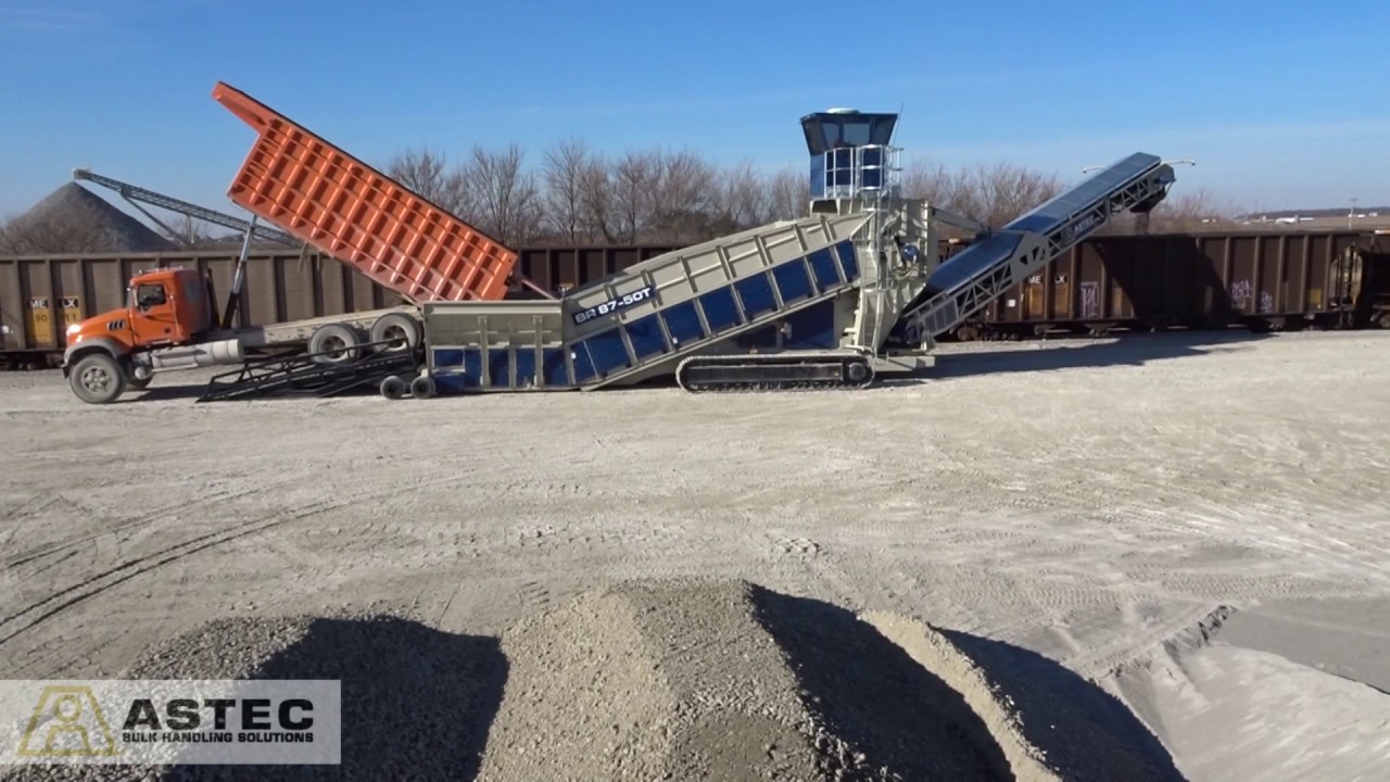 Astec Bulk Handling Solutions Rail Car loading