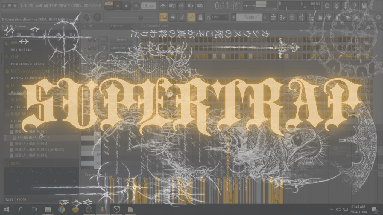 how to make SUPERTRAP/ALIEN beats for REDDA | FL STUDIO TUTORIAL 2025