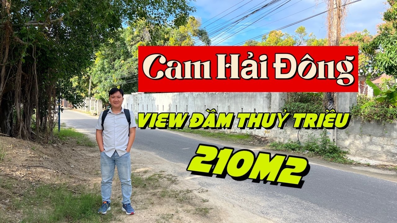 View đầm Thuỷ Triều - xã Cam Hải Đông, Cam Lâm - 210 m2 hiếm gặp, quy hoạch chuẩn