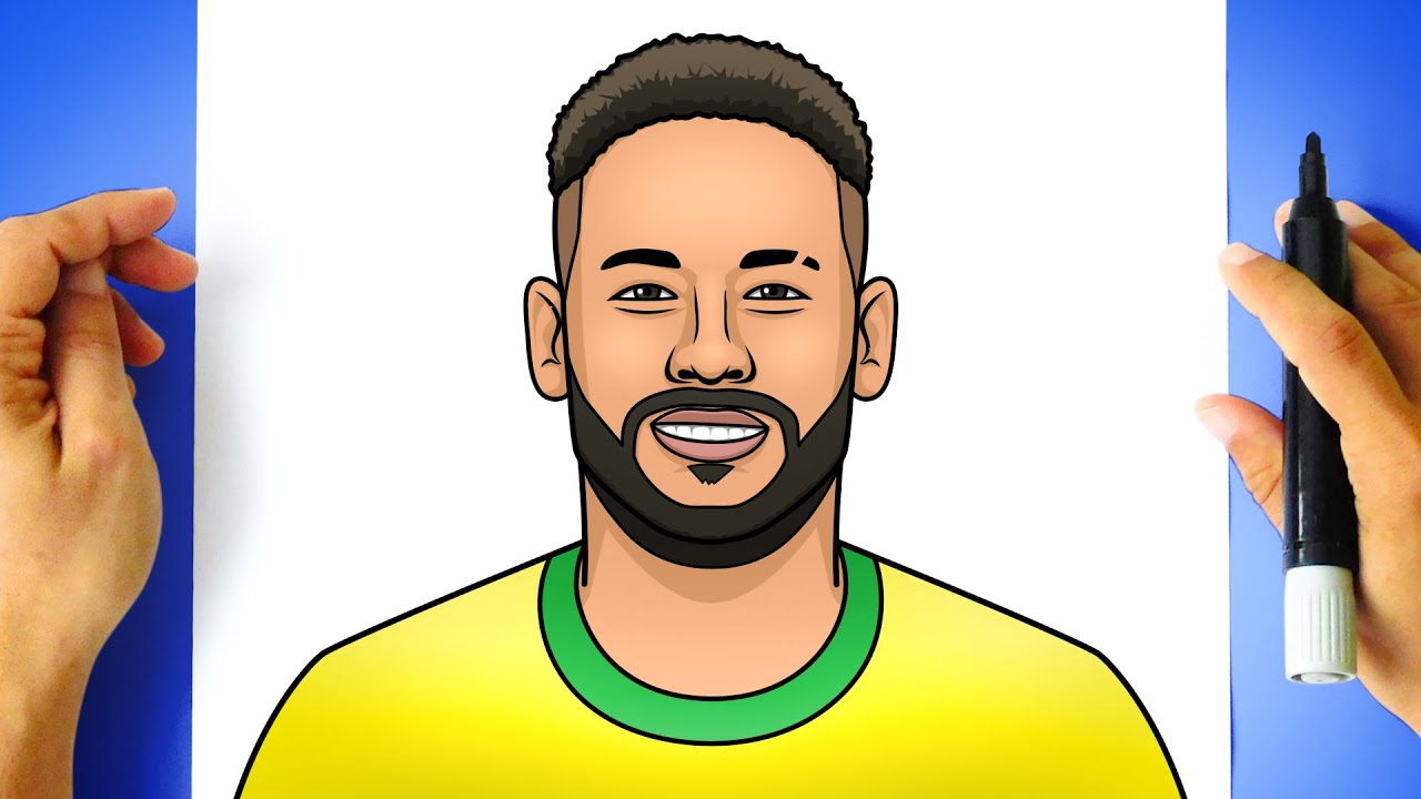 How to DRAW NEYMAR JR