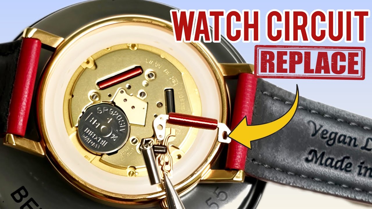 How To Change ETA Swiss Movement Electronic Circuit.