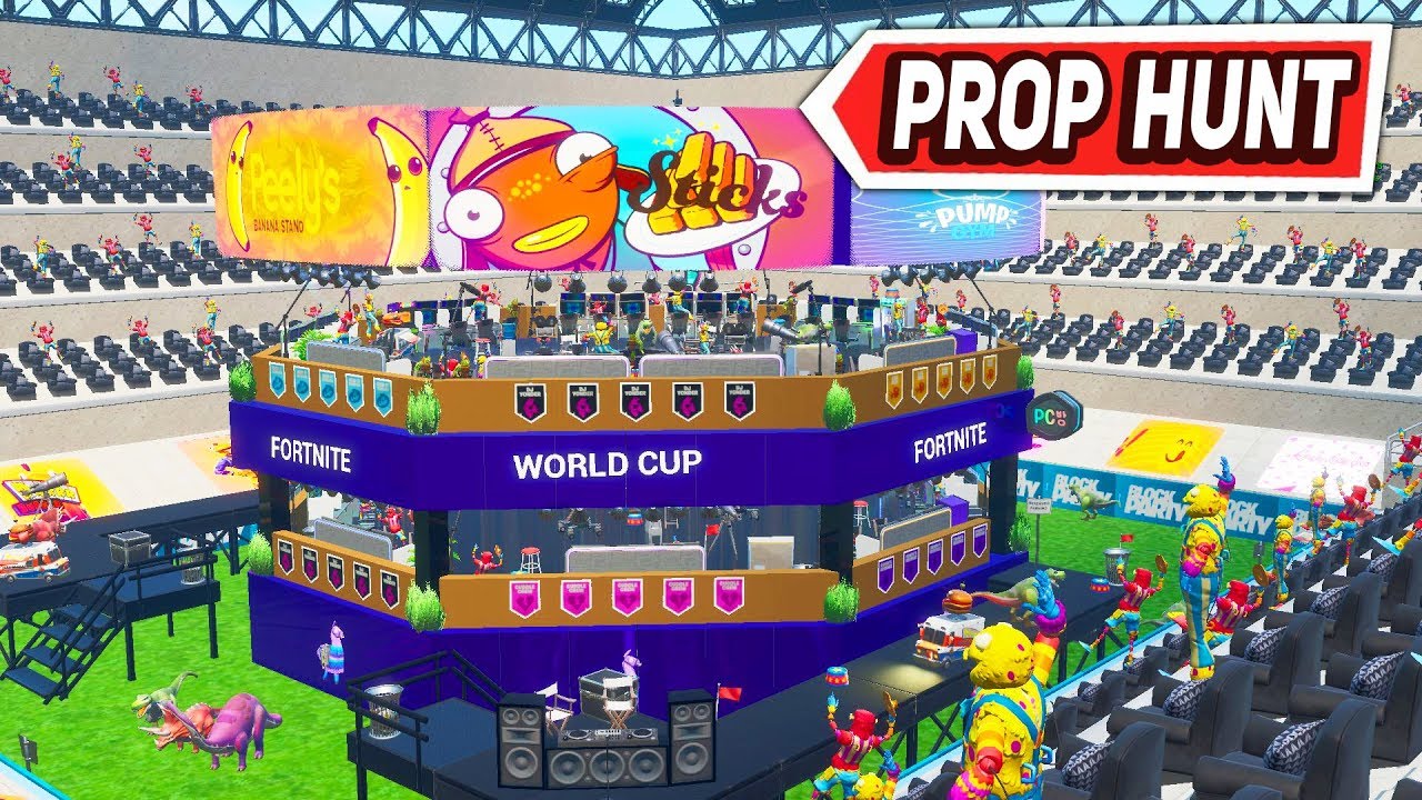 NUEVO PROP HUNT EN EL FORTNITE WORLD CUP FORTNITE PROP HUNT
