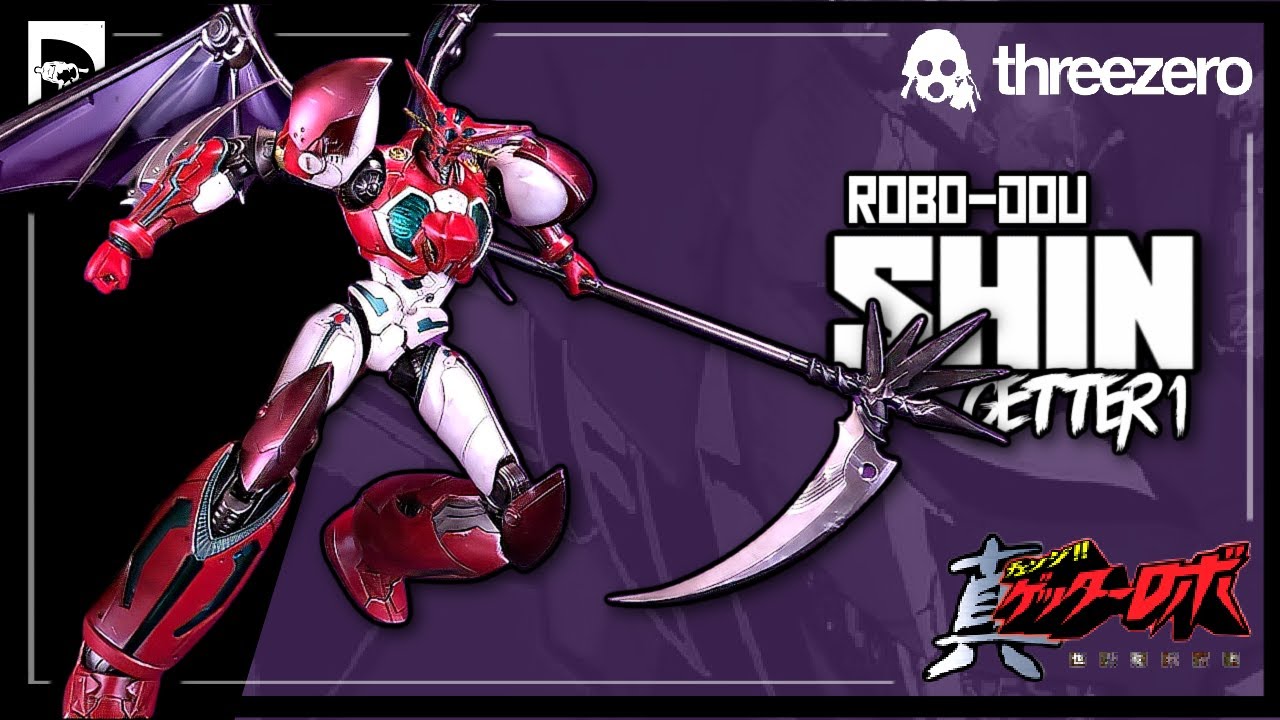 Threezero ROBO-DOU Shin Getter 1 Threezero Arranged Design Anime Color Version Review