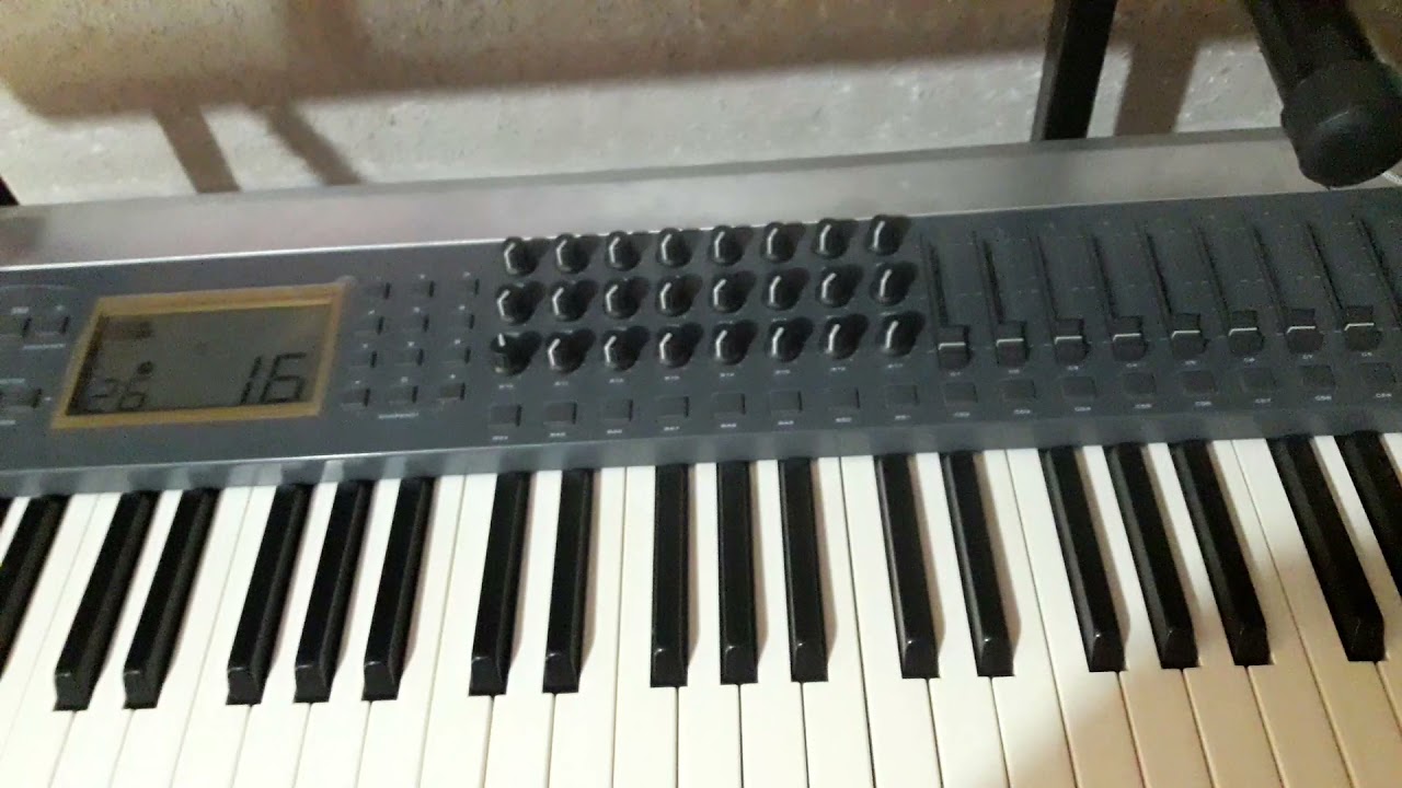 M-audio Keystation Pro88 ( Cómo asignar deslizadores y Faders)