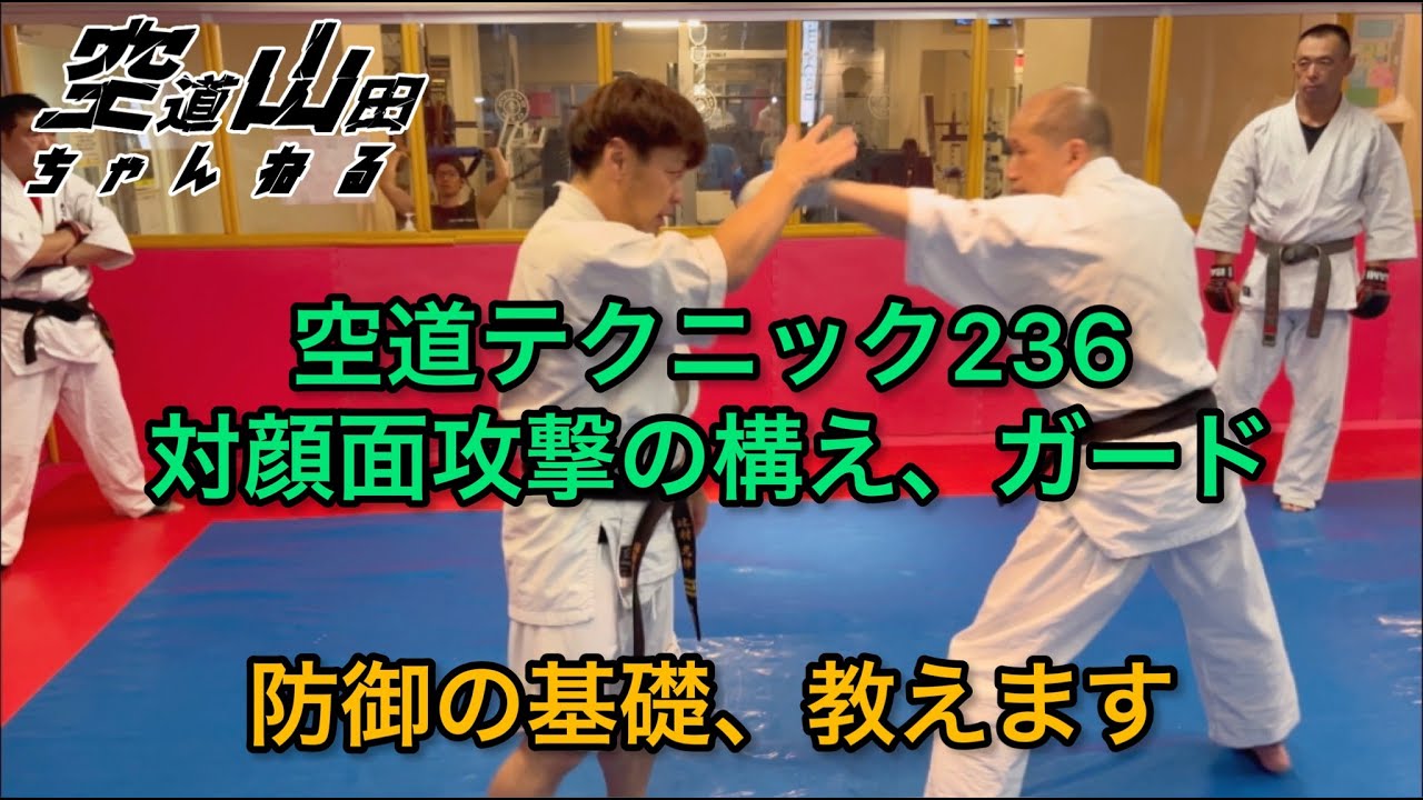 【武道】空道テクニック236「対顔面攻撃の構え、ガード」【格闘技】