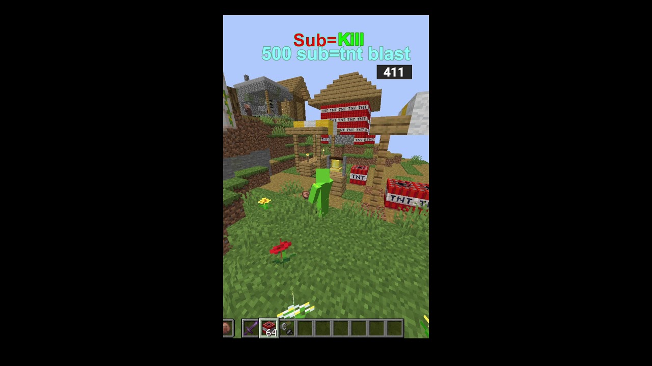 tnt kill villager