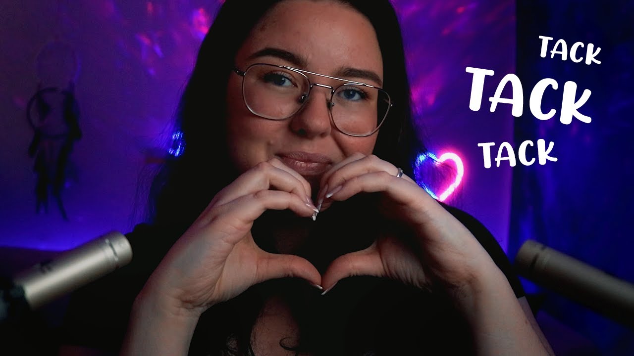 ASMR Visuella Triggers - Mouth Sounds, Tapping, Face Brushing