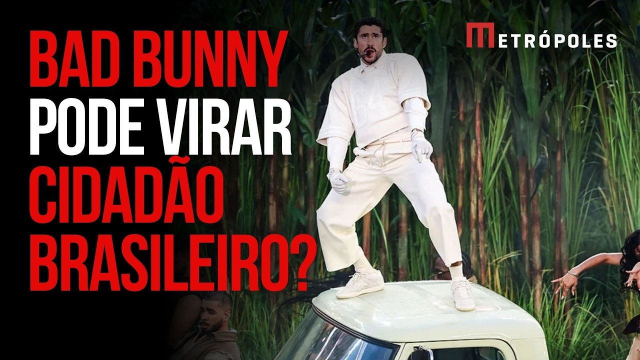 Deputada propõe conceder título de cidadão brasileiro a Bad Bunny