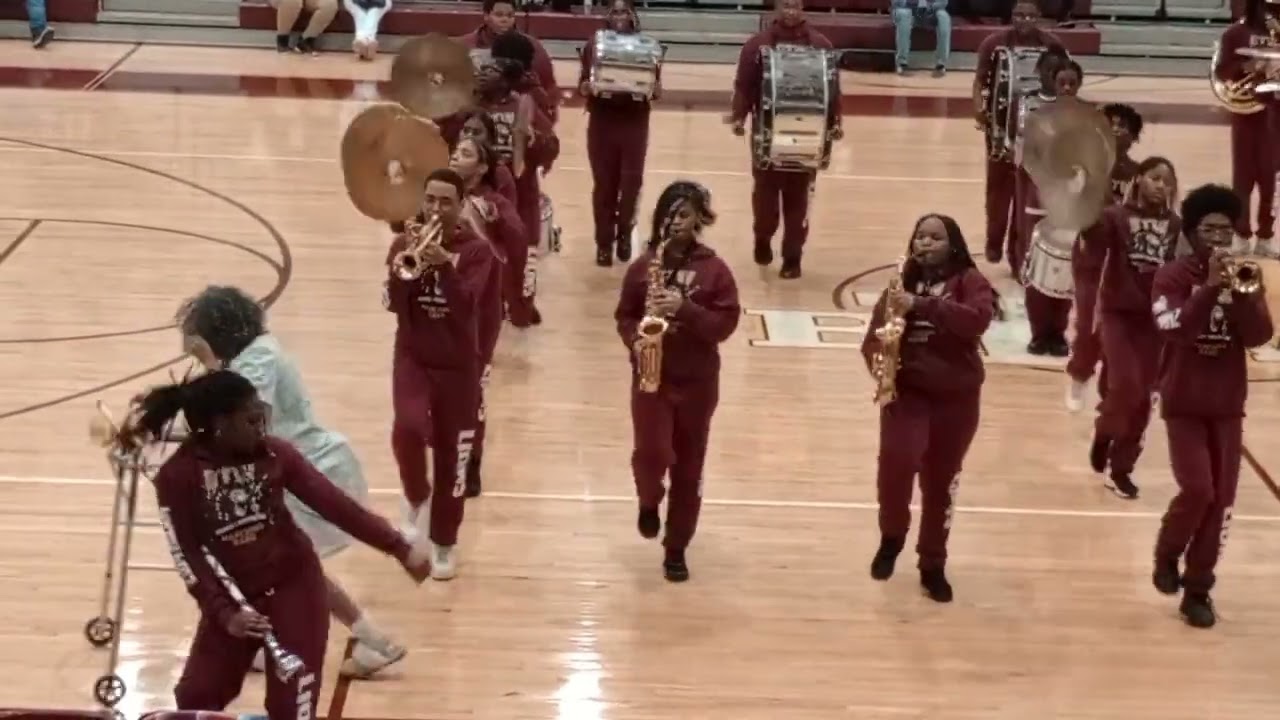 Booker T. Washington Shreveport.  Halftime Show.  Minden VS BTWS Basketball 1/16/2036