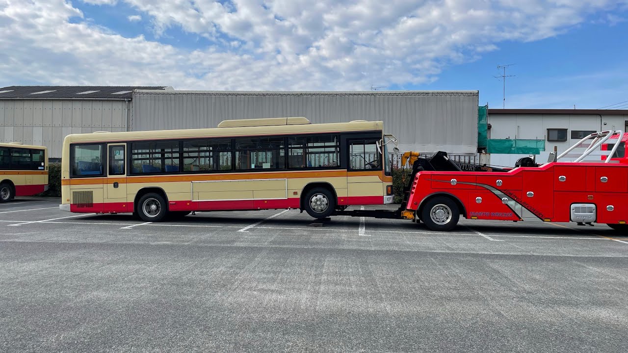 さようなら、神奈中バス いすゞエルガ な139号車 廃車輸送