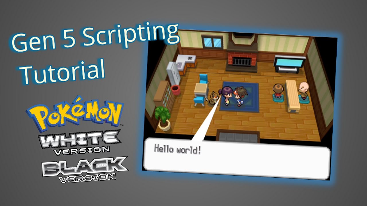 How to edit scripts in Pokemon Generation 5
