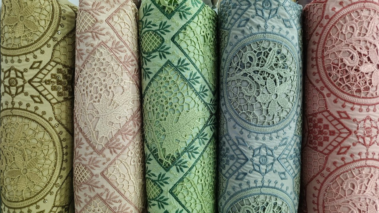 ChikanKari Lawn | LaserKari | Schiffli Embroidered | Eid Collection26 | Chiffon Dupatta | 4PC