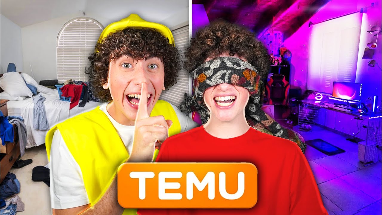 Sorprendo MIO FRATELLO con la GAMING ROOM DEI SUOI SOGNI da TEMU!