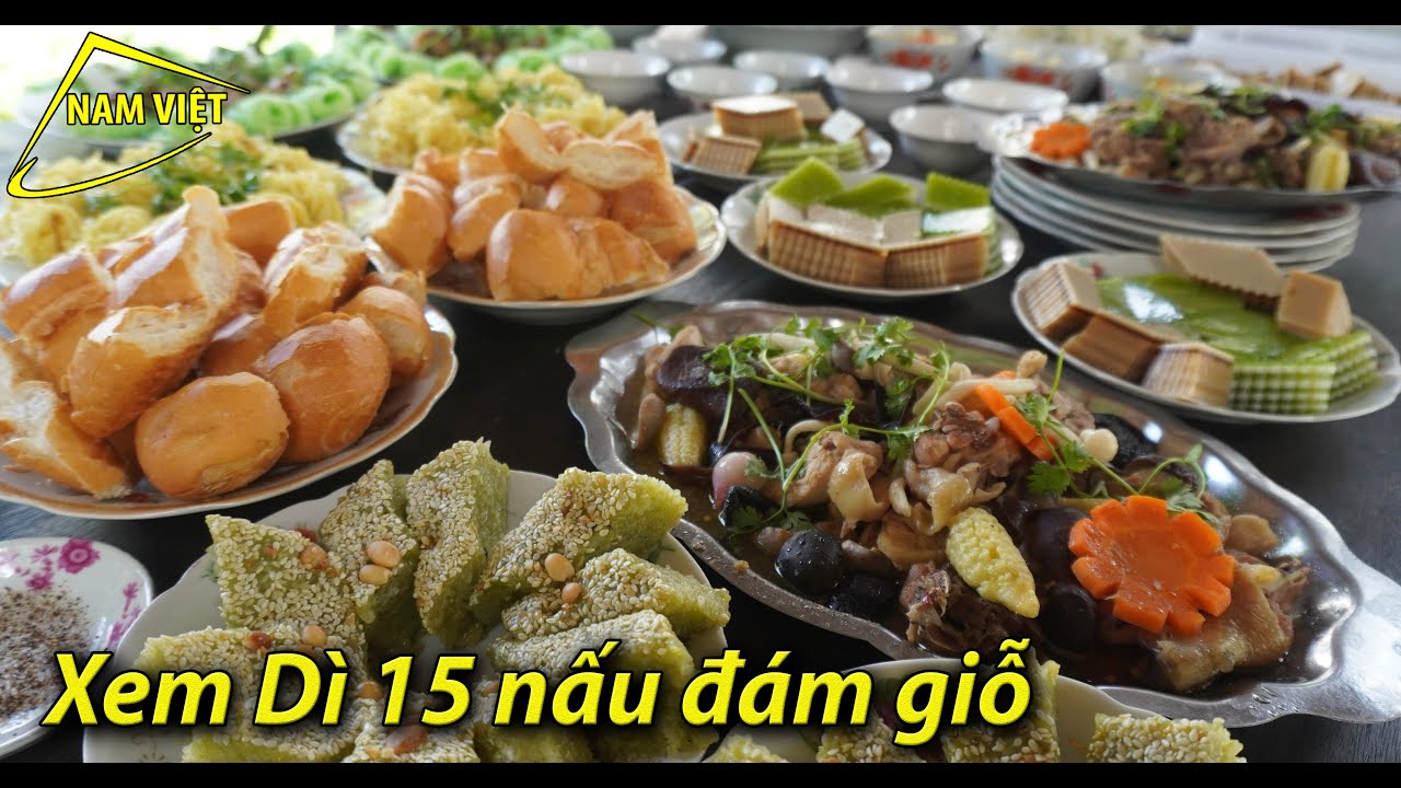 Đám giỗ quê - Xem 1 mình Dì Út 15 làm tiệc