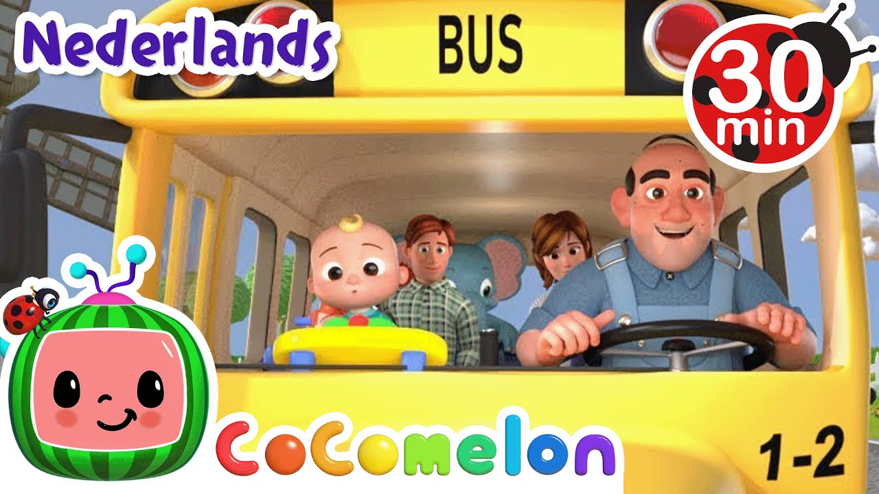 De wielen van de bus | CoComelon Nederlands - Kinderliedjes